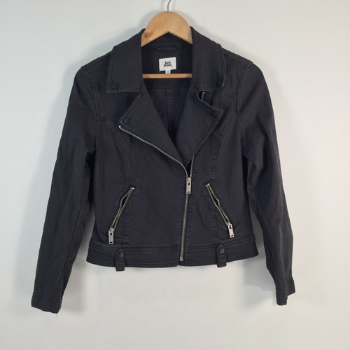 Just Jeans womens biker jacket size 8 
