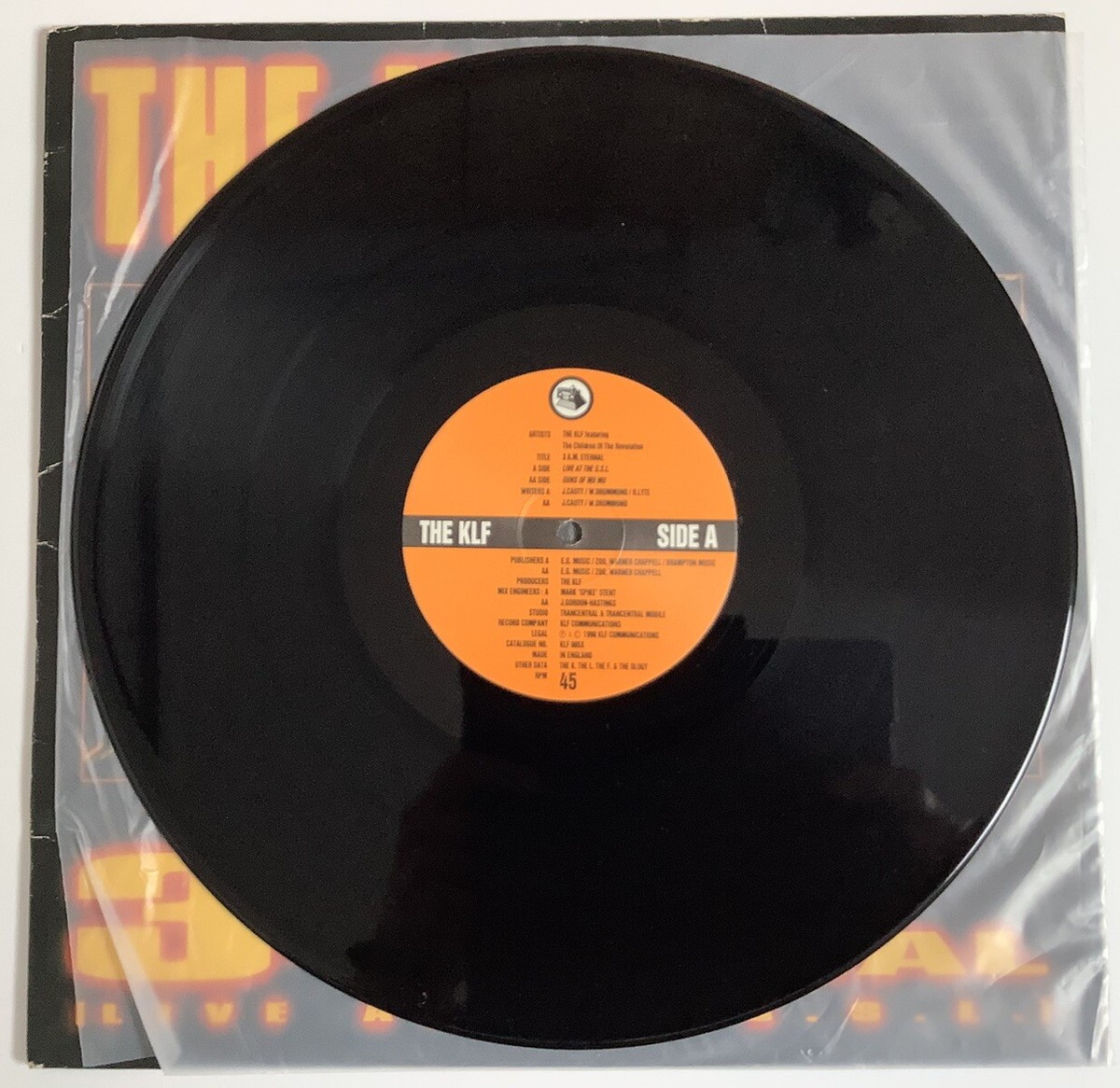 12” E.n.t., K.l.f. 3 A.m. Eternal DISC2T VINYL JAPAN UK /00250 12” E.n.t., K.l.f. 3 A.m. Eternal DISC2T VINYL JAPAN UK