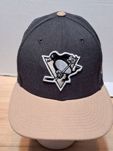 Pittsburgh Penguins Hat Cap Snapback Adjustable 9fifty New Era NHL Grey Beige