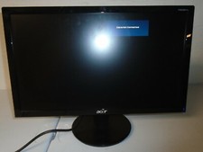 Acer P206HL LCD Black Monitor 20'' With Stand Power Cable