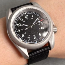 Tandorio 40mm Black Dial NH35A Automatic Mens Watch Date Window Sapphire Glass