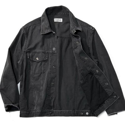 ジャケット・アウター RON HERMAN DENIM Black Denim Jacket クラシックロウ デニムジャケット｜Ron Herman DENIM(ロンハーマン
