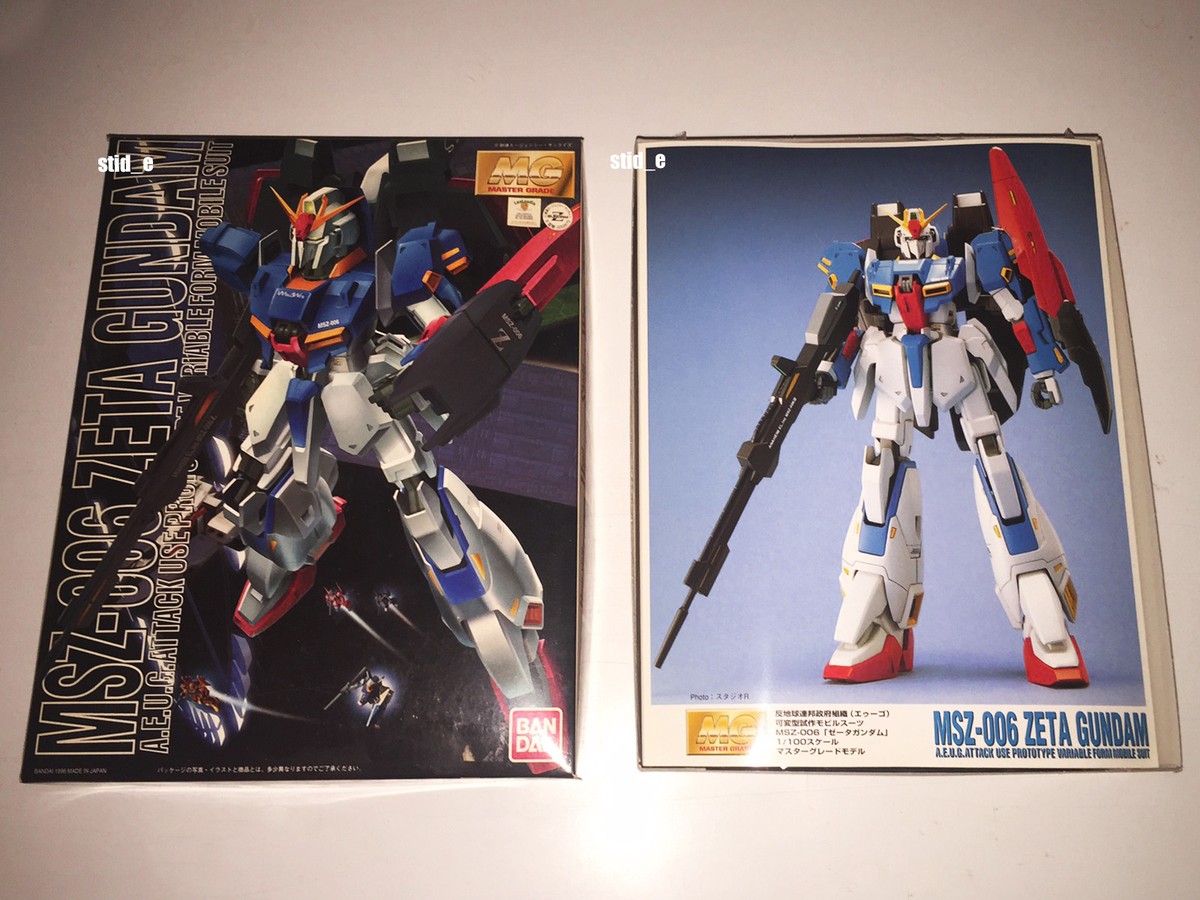 MSZ-006 ZETA GUNDAM | MG 1/100 | BANDAI 1996 JAPAN | PLASTIC MSZ-006 ZETA GUNDAM | MG 1/100 | BANDAI 1996 JAPAN | PLASTIC