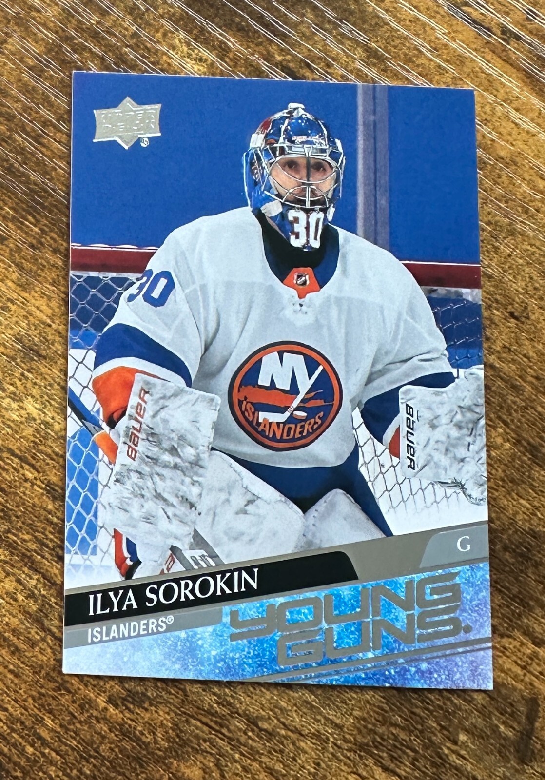 2020-21 Upper Deck Young Guns #461 Ilya Sorokin RC #X8602