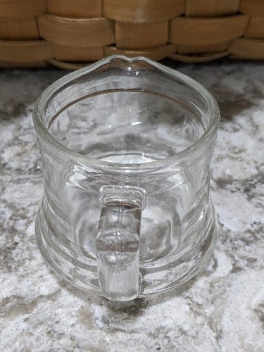 KELLOGG'S Correct Cereal Creamer, Vintage 1930'S ERA Glass Clear 3" Tall - Picture 2 of 6
