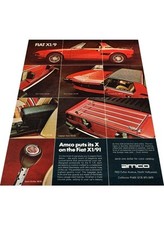 1974 Fiat X19 X19 Amco Accessories - Vintage Advertisement Car Print Ad J397 1974 Fiat X19 X19 Amco Accessories - Vintage Advertisement Car Print Ad J397
