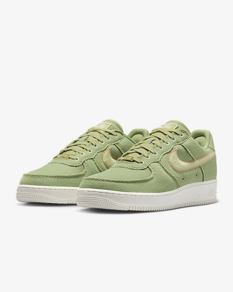 Nike Air Force 1 Canvas Low Dusty Olive for Sale | Authenticity