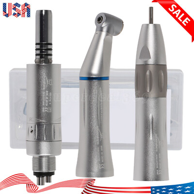 Dental Inner Low Speed Straight Handpiece Air Motor 4Holes E-type NSK Style st