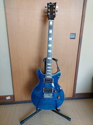 Electric Guitar Grassroots G-K-48 Knight Model Blue Flame Top | eBay