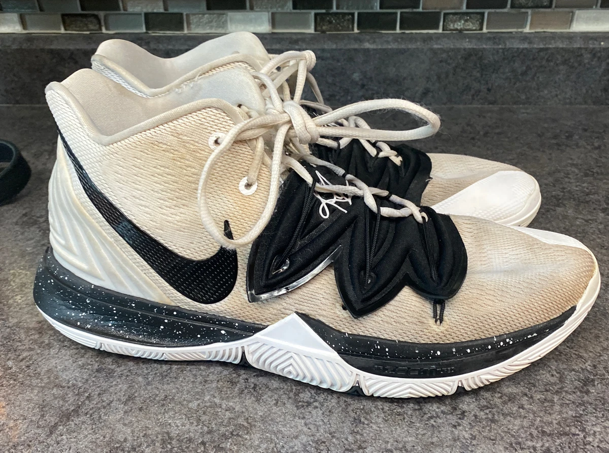 Kyrie 5 top black and grey