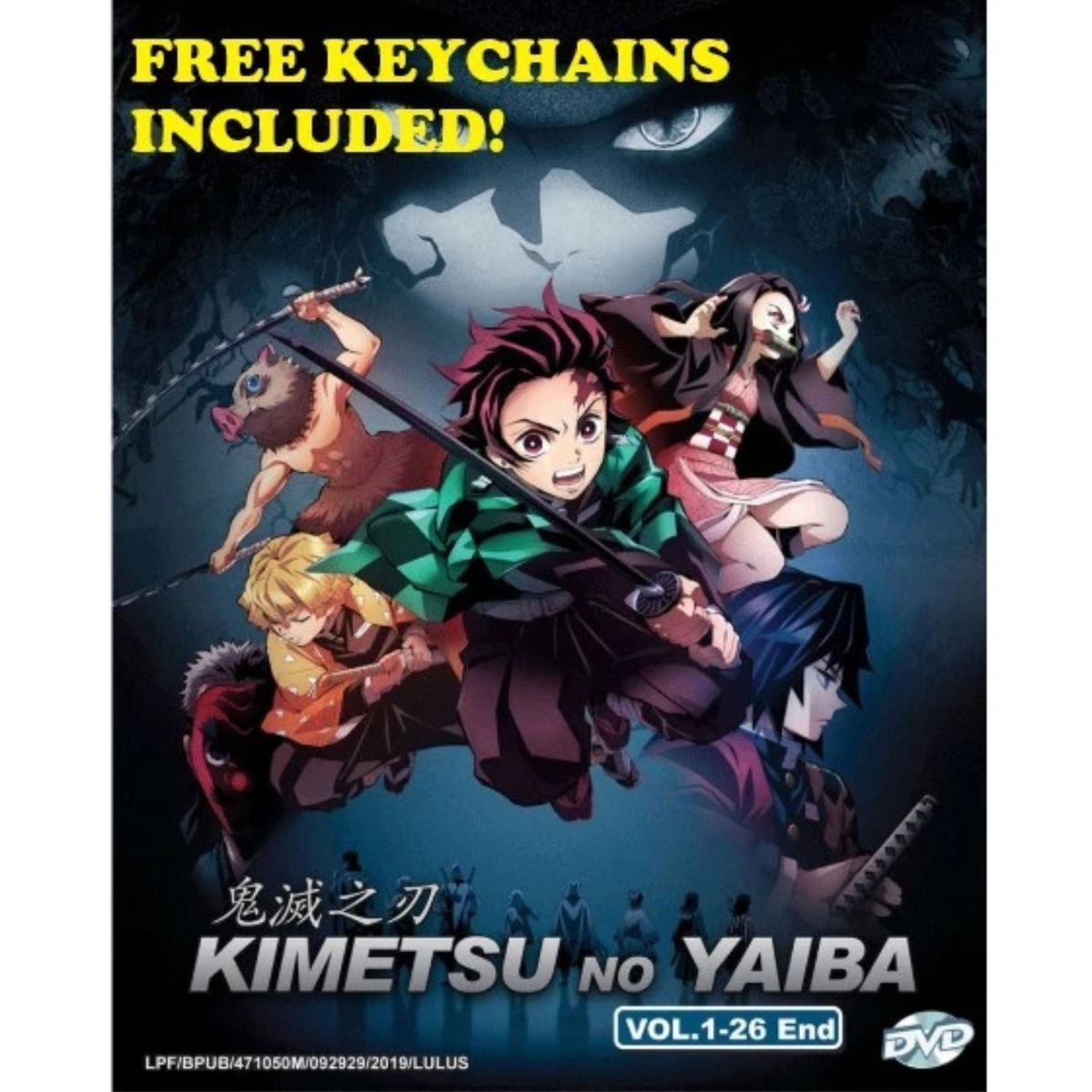 Anime Demon Slayer Kimetsu No Yaiba Complete Season 1-55(end) DVD