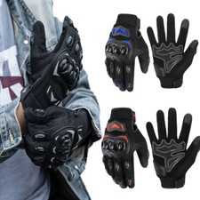 Men's Motorcycle Full Finger Gloves Motorbike Bike Touch Screen Anti-slip Gloves