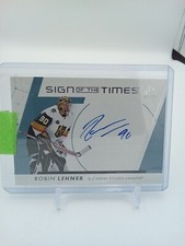 HOCKEY NHL 22/23 SPA ROBIN LEHNER SIGN OF THE TIMES  AUTO VEGAS KNIGHTS SOTT-RL