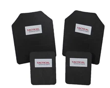 Tactical Scorpion Body Armor Plate Trauma Pads 10mm 10x12+6x8 Set For AR500