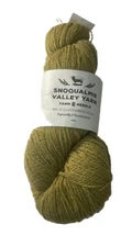 SNOQUALMIE VALLEY YARNS - Beautiful Green-Yellow - hand-dyed - DK Unique OOAK!