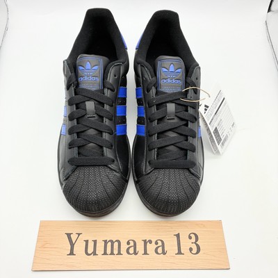 adidas Originals Superstar 2 Core Black Blue JQ2310 Men display picture 1