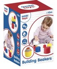 Ambi Toys Building Beakers Interlocking Blocks Plastic Set 10m+ Preschool