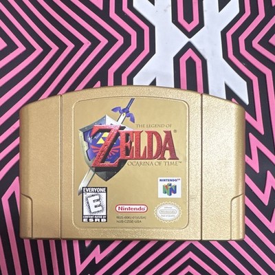 Zelda Ocarina of Time Collector's Edition Gold N64 Cartridge, Tested NO BOX