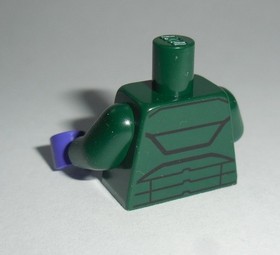 Genuine Lego Minifigure Male Torso Lex Luthor Warsuit NEW (30164) 2012