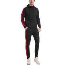 Sweatsuits for Men 2 Piece tracksuit Sets Full Zip Hoodie Casual Athletic Lon...