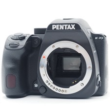 Near Mint Pentax K-70 24.2 MP Digital SLR Camera Body Black Shutter 8289