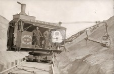 CNW Railway American Railroad Ditcher Steam Shovel 1 RPPC Photo Postcard COPY