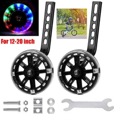 1 pair Training Wheels bike for 12/14/16/18/20Inch bike with Flash Light Wheel