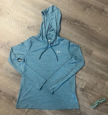 Boy's Youth Under Armour Blue Loose Lightweight Hoodie Size Medium 12