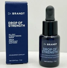 Dr. Brandt Drop of Strength All-Day Face Strengthening Serum 0.24 fl oz  7mL...