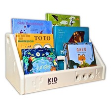 Kids Bookshelf   3-Tier Montessori Bookcase, Small Storage for Toddlers, Ligh...