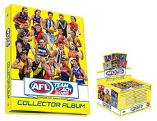2026 AFL TEAMCOACH TEAM COACH FOOTY TRADING CARDS SEALED BOX + ALBUM