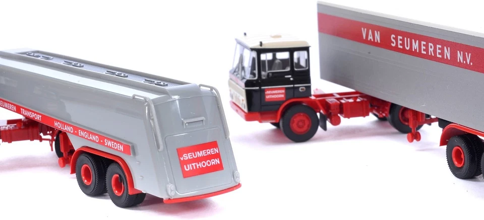 BREKINA, DAF 2600 e DAF 2000 con caricatori bassi MAMMOET, 1/87, BRE410102 - Immagine 3 di 3