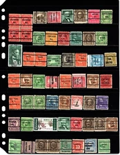 1344 Town and Type Precancel US Stamps