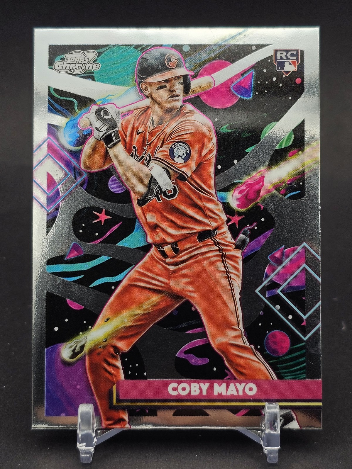 2025 Topps Chrome Cosmic #154 Coby Mayo