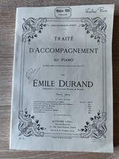 E. DURAND Traité d'accompagnement au Piano