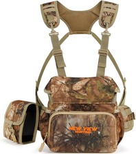 NEW VIEW CamoSltealth Binocular Harness Chest Pack, Silent Bino Case with...
