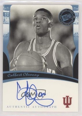 2006-07 Press Pass Legends Calbert Cheaney Auto mm8