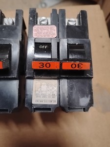 Federal Pacific NA230 Stab Lok 30 Amp 2 Pole Circuit Breaker THICK
