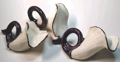 Cornucopia Hobi Agaci Inspired Luster 5'' Glossy Lot of 3 Vintage 
