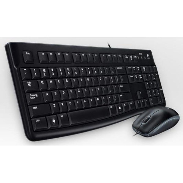 Logitech Desktop MK120 Tastatur Maus Set Usb Central Ch-image