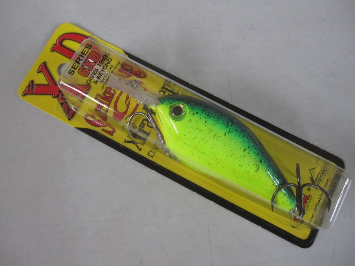 Strike King 6XD 476 Chart/Blue/Black Splitter New Lures - Image 4