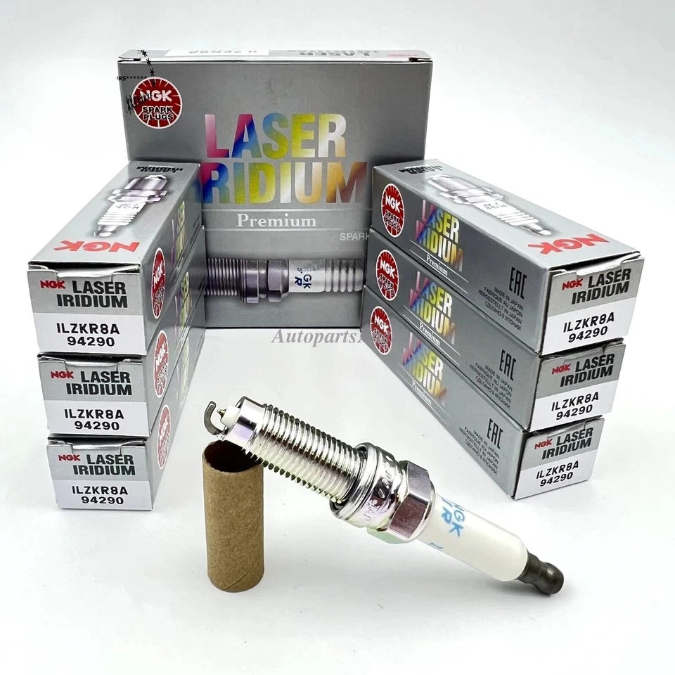 6 piezas OEM NGK bujía-láser iridio ILZKR8A 94290 para Audi A8 VW CC PASSAT Foto 3 de 4