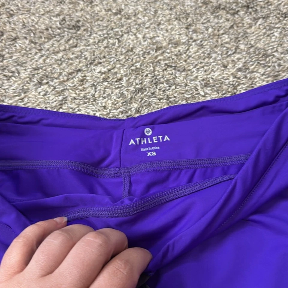 Athleta Womens Swim Skirt Purple XS - Image 2 of 4