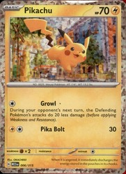 Pikachu 006/015 McDonald's 2023 Holo Promo
