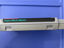 Super Mario World (SNES, 1991) Authentic Game Cartridge (untested)