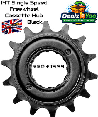 Hycline Single Speed Fahrrad Freilauf Cartridge 14T Bike schwarz - UVP 19,99£