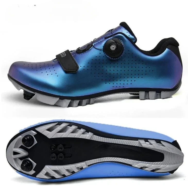 Zapatos de Ciclismo MTB con Hombres Unisex Carretera Bicicleta de Montaña Carreras Transpirables Sneake Foto 4 de 4