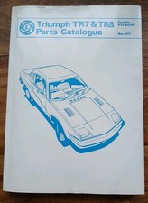 Ersatzteilkatalog / Parts Catalogue Triumph TR7 / TR8  - Nov 1977 -