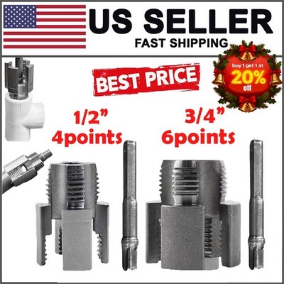 Integrated Internal & External Pipe ThreadingTool, PVC Pipe -Threader Kit
