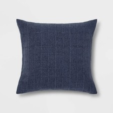 Woven Windowpane Square Throw Pillow - Thresh...